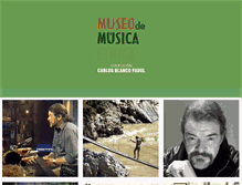 Tablet Screenshot of museomusicaetnica.com